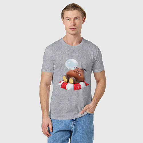 Мужская футболка GoombaSleep / Меланж – фото 3