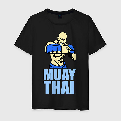 Мужская футболка Muay Thai Boxer / Черный – фото 1