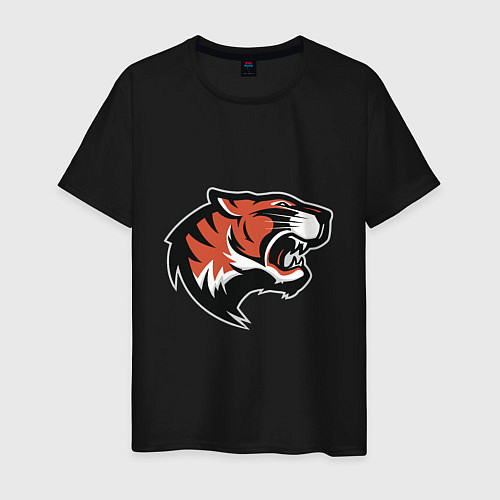 Мужская футболка Tiger Mood / Черный – фото 1