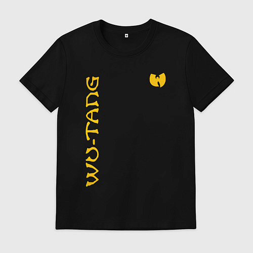 Мужская футболка WU TANG CLAN LOGO YELLOW / Черный – фото 1