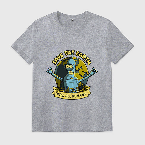 Мужская футболка Bendеr / Меланж – фото 1