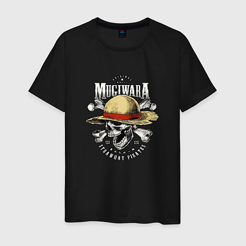 Мужская футболка MUGIWARA ONE PIECE ВАН ПИС / Черный – фото 1
