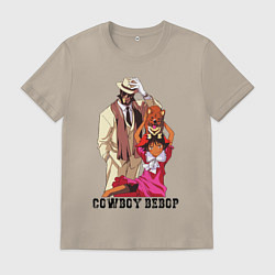 Футболка хлопковая мужская Jet Ein Ed, цвет: миндальный