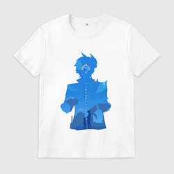 Футболка хлопковая мужская Чайльд Тарталья Tartaglia, цвет: белый