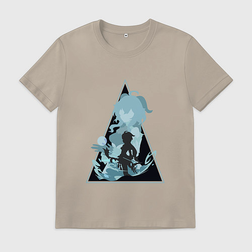 Мужская футболка Гань ЮйGanyu Genshin Impact / Миндальный – фото 1