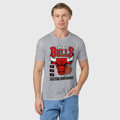 Мужская футболка Chicago Bulls NBA / Меланж – фото 3