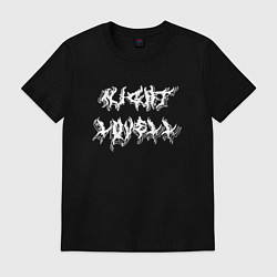 Футболка хлопковая мужская Night Lovell logo, цвет: черный