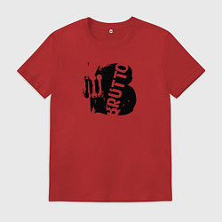 Футболка хлопковая мужская III B BRUTTO, цвет: красный