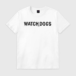 Футболка хлопковая мужская Watch Dogs, цвет: белый
