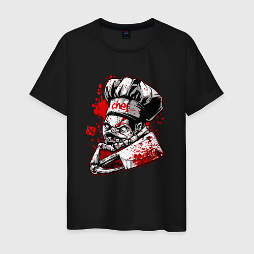 Мужская футболка DOTA 2 ПУДЖ PUDGE / Черный – фото 1