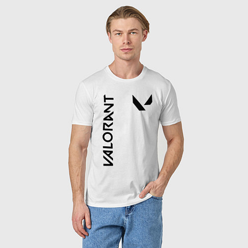 Мужская футболка Valorant геймплей / Белый – фото 3