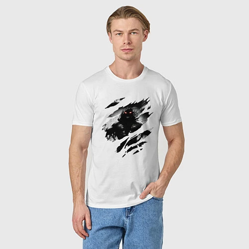 Мужская футболка THE GUY DISTURBED РОК / Белый – фото 3