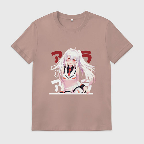 Мужская футболка Пластиковые воспоминания Plastic Memories, Айла Is / Пыльно-розовый – фото 1