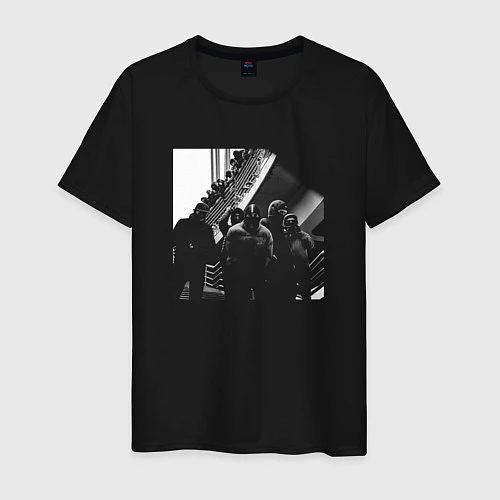 Мужская футболка OBLADAET SLEEPKNOT / Черный – фото 1