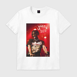 Футболка хлопковая мужская PLAYBOI CARTI WLR, цвет: белый