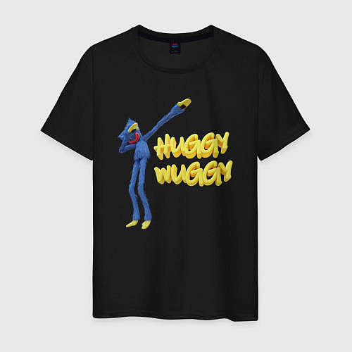 Мужская футболка Хаги ваги Huggy Wuggy Poppy Playtime / Черный – фото 1