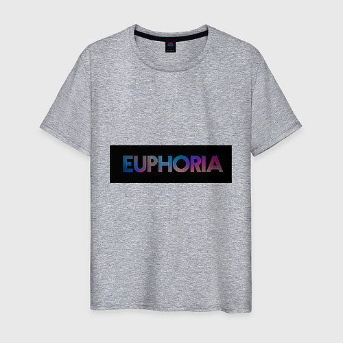 Мужская футболка Сериал Euphoria - Эйфория / Меланж – фото 1