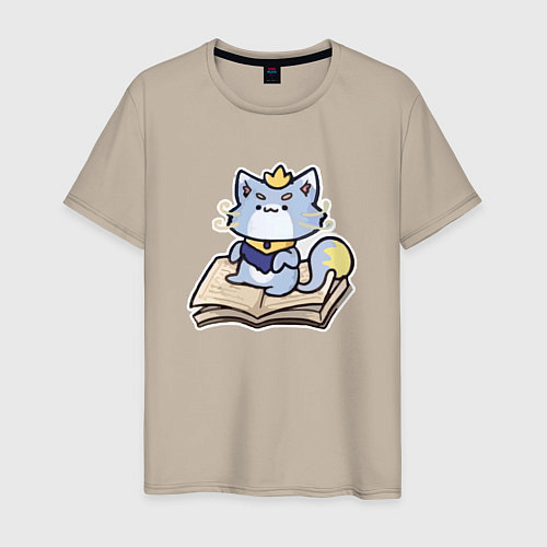 Мужская футболка The Magical Cat Yuumi / Миндальный – фото 1