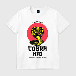 Футболка хлопковая мужская Cobra Kai: California, цвет: белый