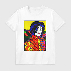 Футболка хлопковая мужская Ромеро Бритто Майкл Джексон, цвет: белый