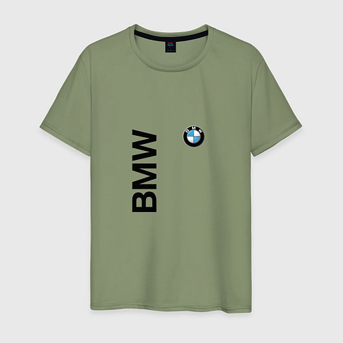 Мужская футболка BMW ато супер / Авокадо – фото 1