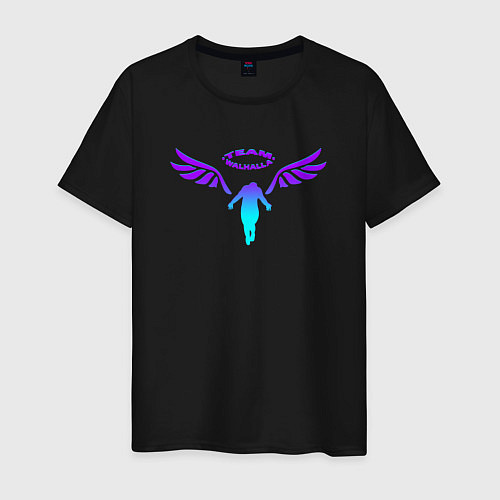 Мужская футболка WALHALLA TEAM NEON LOGO ТОКИЙСКИЕ МСТИТЕЛИ / Черный – фото 1