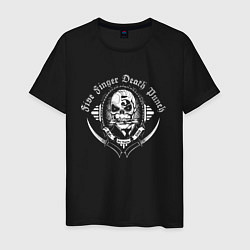 Футболка хлопковая мужская Five Finger Death Punch Skull, цвет: черный