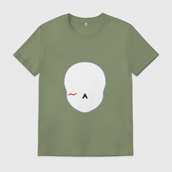 Футболка хлопковая мужская Кросс Санс Из UnderVers X-Tale, цвет: авокадо