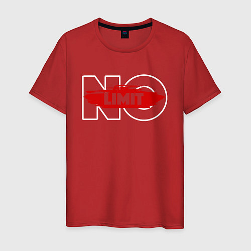 Мужская футболка No Limit / Красный – фото 1
