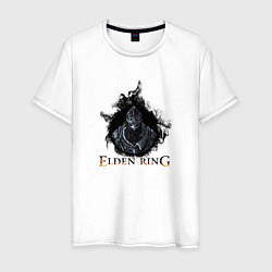 Футболка хлопковая мужская Elden Ring - Knight, цвет: белый