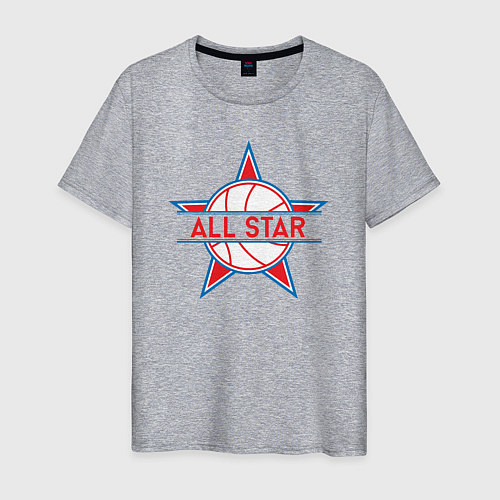 Мужская футболка NBA All-Star / Меланж – фото 1
