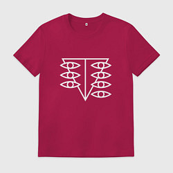 Футболка хлопковая мужская Seele logo, цвет: маджента