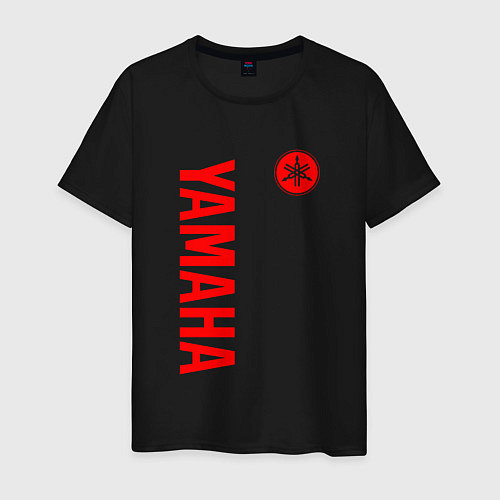 Мужская футболка ЯМАХА YAMAHA ЛОГО / Черный – фото 1