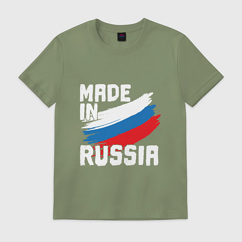 Мужская футболка In Russia / Авокадо – фото 1
