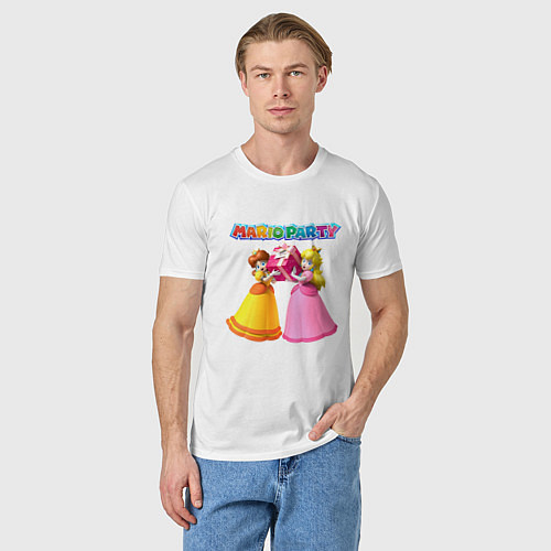 Мужская футболка Mario Party Nintendo / Белый – фото 3