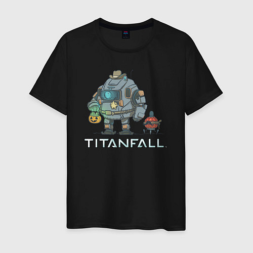 Мужская футболка Титанфол арт Helloween TITANFALL / Черный – фото 1