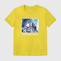 Футболка хлопковая мужская Sweet Roxy, цвет: желтый