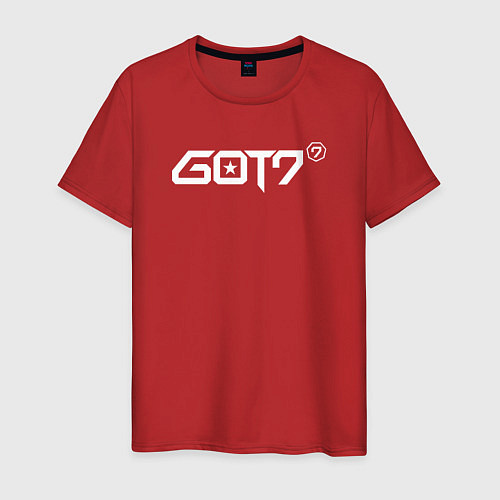 Мужская футболка Got7 jinyoung / Красный – фото 1