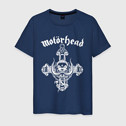 Футболка хлопковая мужская Motorhead lemmy, цвет: тёмно-синий