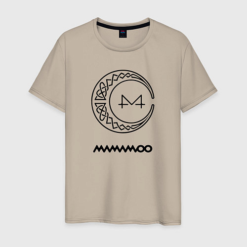 Мужская футболка Mamamoo MOON / Миндальный – фото 1