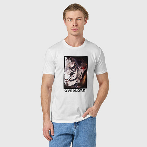 Мужская футболка Оверлорд art / Белый – фото 3