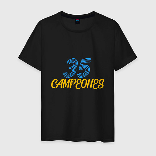 Мужская футболка 35 Champions / Черный – фото 1