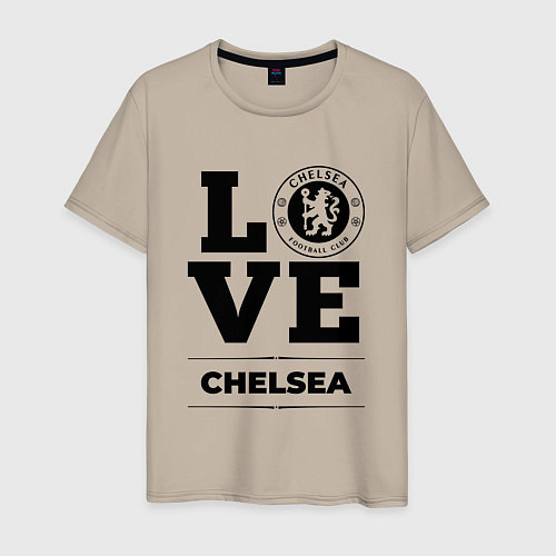 Мужская футболка Chelsea Love Классика / Миндальный – фото 1