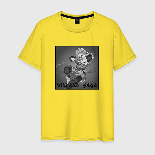 Мужская футболка Торфинн с мечами / Желтый – фото 1