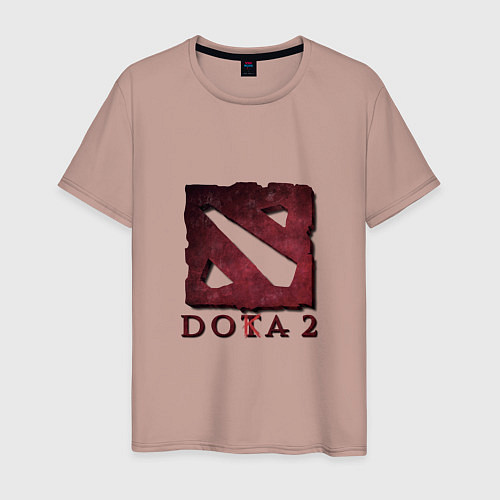 Мужская футболка Dota 2 Doka 2 / Пыльно-розовый – фото 1