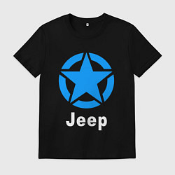 Футболка хлопковая мужская ДЖИП FS, цвет: черный