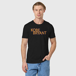 Футболка хлопковая мужская Коби Брайант KobeBryant, цвет: черный — фото 2