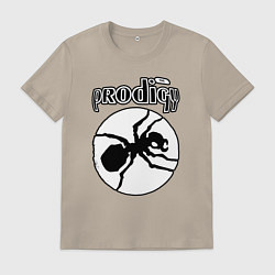 Футболка хлопковая мужская The prodigy ant, цвет: миндальный
