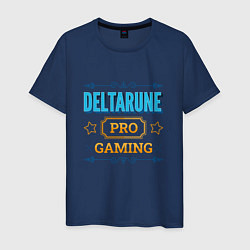 Футболка хлопковая мужская Игра Deltarune PRO Gaming, цвет: тёмно-синий