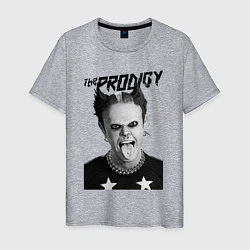 Футболка хлопковая мужская Firestarter - The prodigy, цвет: меланж